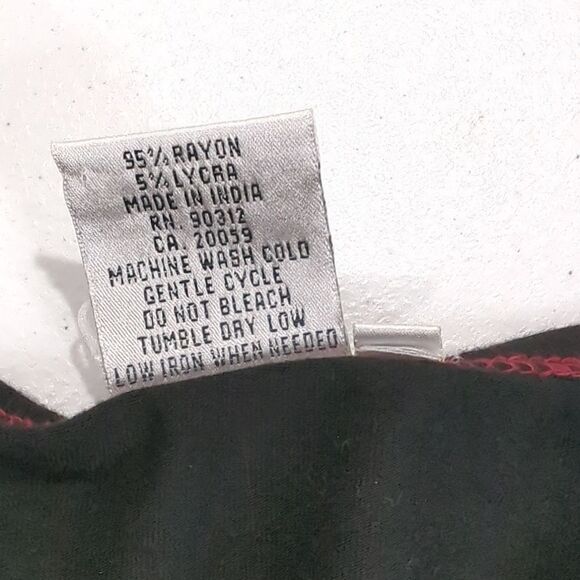 Parsley & Sage Top Womens Small Black Western Art Patchwork Pieced Blouse - Picture 8 of 10